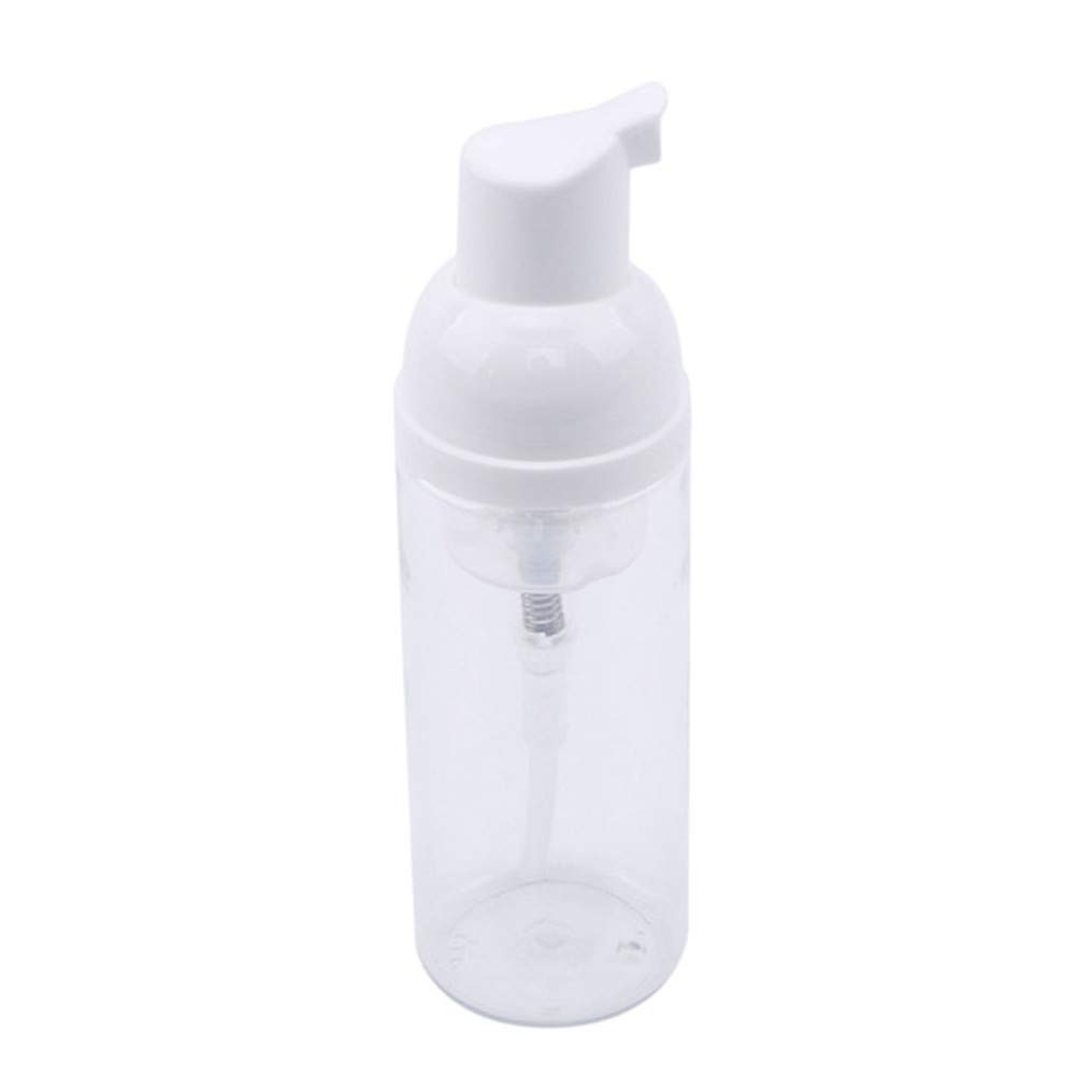 Graceful Ladies Clear Foaming Pump Bottle - Travel Portable Foam Soap Dispenser for Shampoo, Lotion & Liquid Soap | Perfect for Home, Gym & Travel Accessories