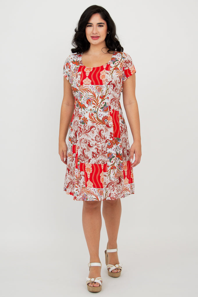 Anna Dress - Elegant & Comfortable Linen Bamboo Blend Dress for Women | Perfect for Summer, Beach, and Casual Outings