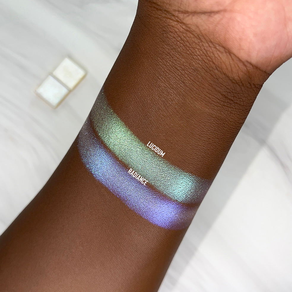 Lucidum Series 2 Iridescent Multichrome Eyeshadow Palette - Long Lasting Highly Pigmented Makeup for Party, Halloween & Special Occasions