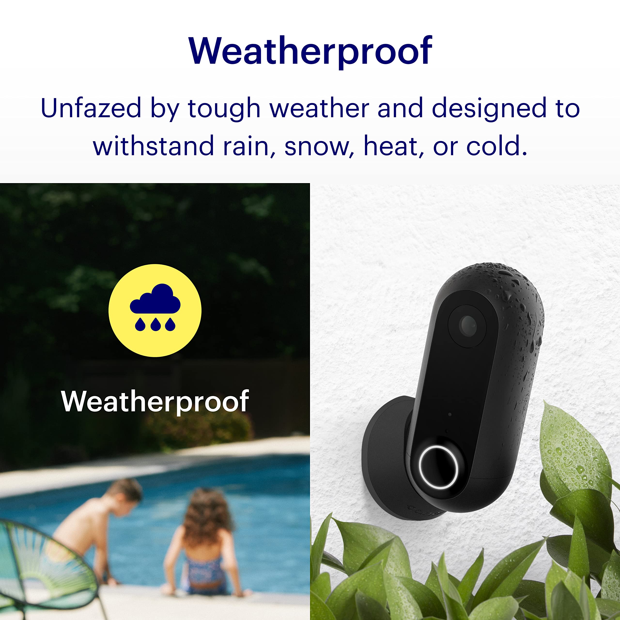 Canary Flex Outdoor & Indoor Wireless Security Camera - Weatherproof, 2-Way Audio, Smart Motion Alerts, Works with Alexa & Google Assistant | Home Security, Baby Monitor, Pet Camera for Day & Night Protection