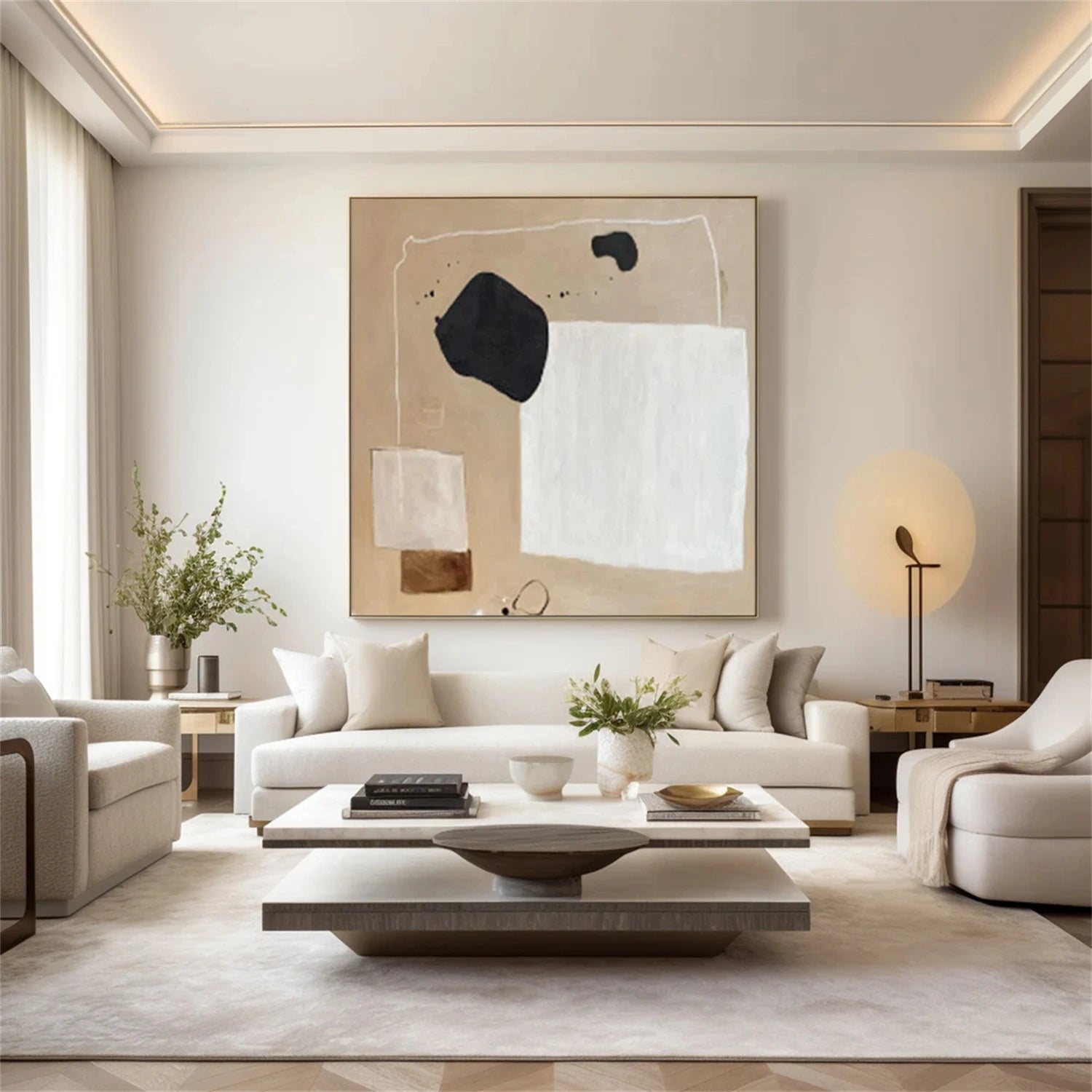 Abstract Tranquility Wall Art Print #WS238 - Modern Home Decor for Living Room, Bedroom & Office