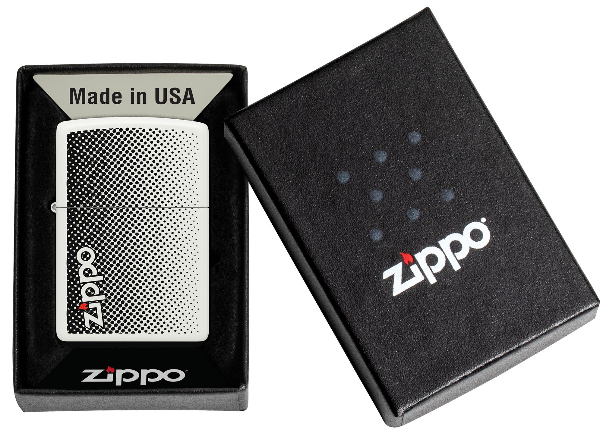 Static Zippo Lighter - Windproof Refillable Metal Lighter with Classic Design for Outdoor Camping, Hiking & Everyday Use