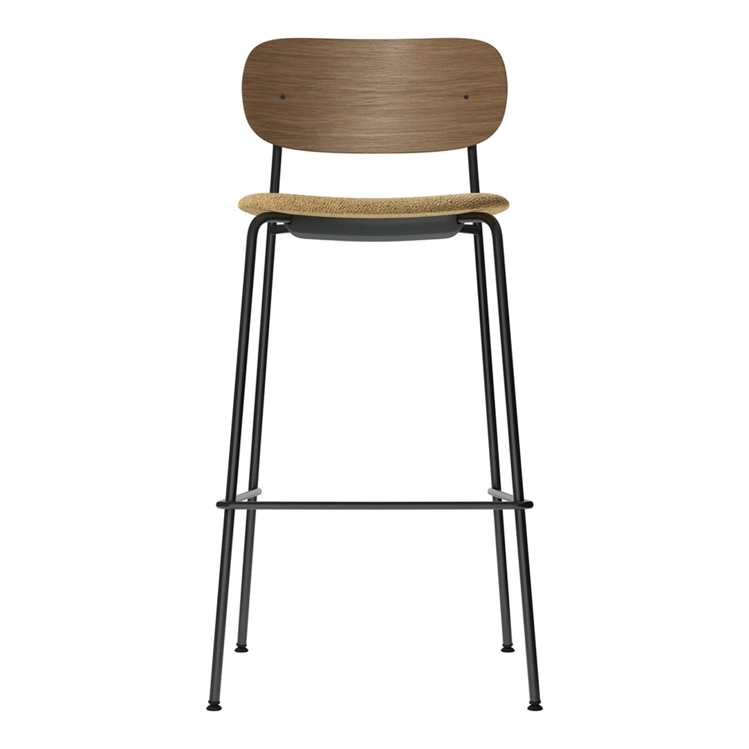 Co Bar Chair with Upholstered Seat - Modern Counter Height Stool for Kitchen Island, Bar, and Dining Room - Comfortable & Stylish Seating Solution