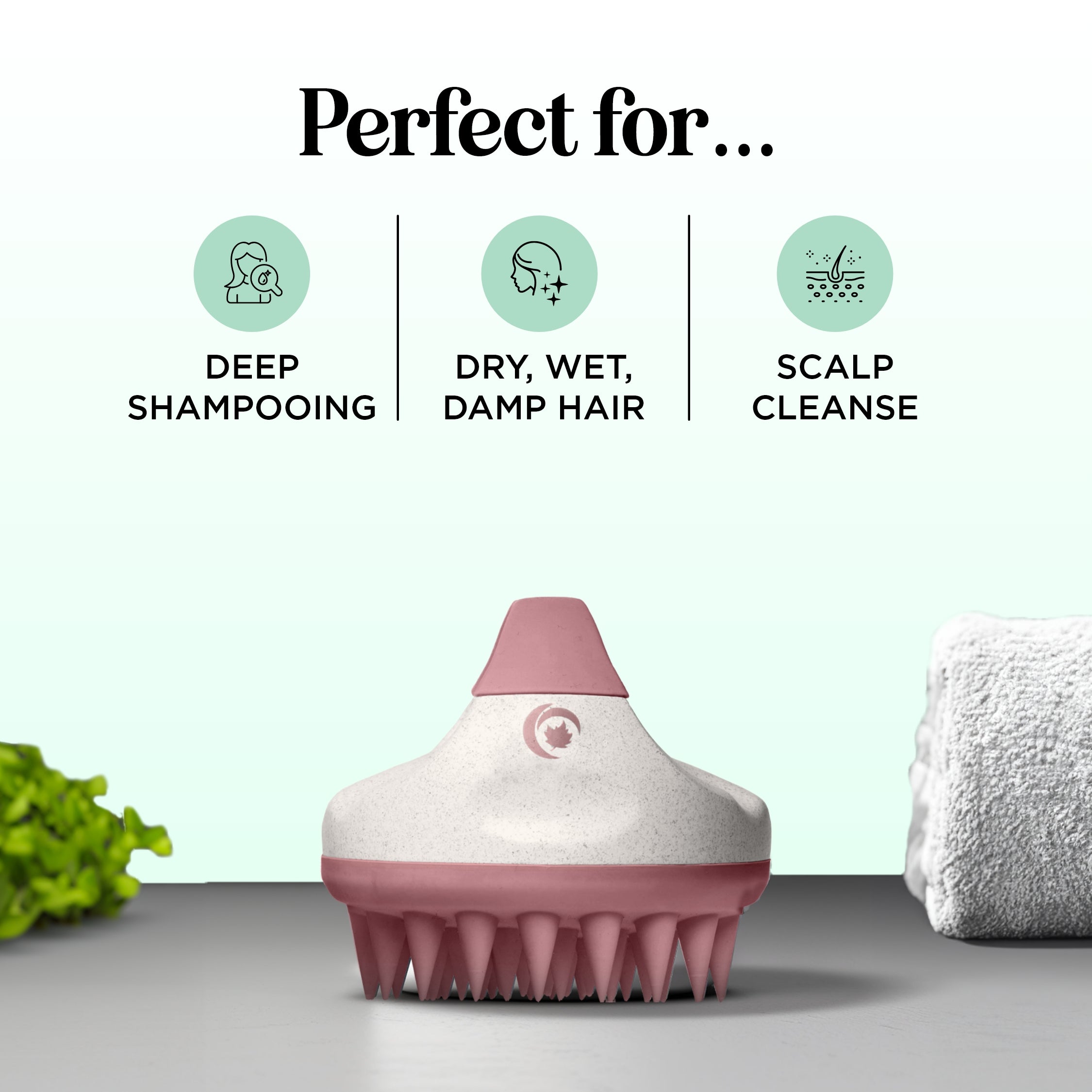 Exfoliating Scalp Scrubber for Hair Care - Gentle Massager for Dandruff & Itchy Scalp Relief - Perfect for Shower & Spa Use at Home