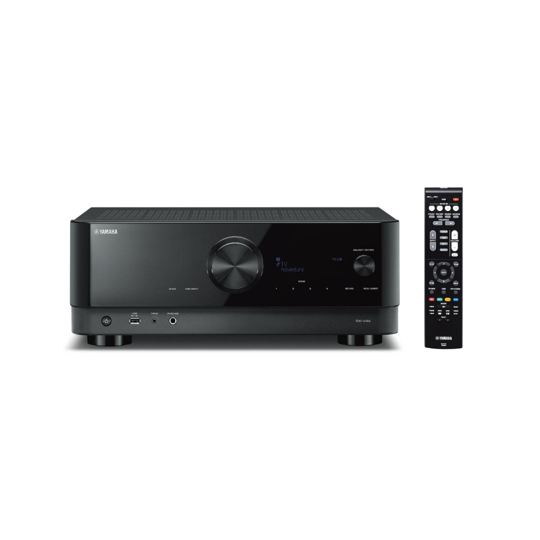 Yamaha RX-A4A 7.2 Channel 8K HDMI AV Receiver with MusicCast - Premium Home Theater Audio System for Movies, Gaming & Music Streaming