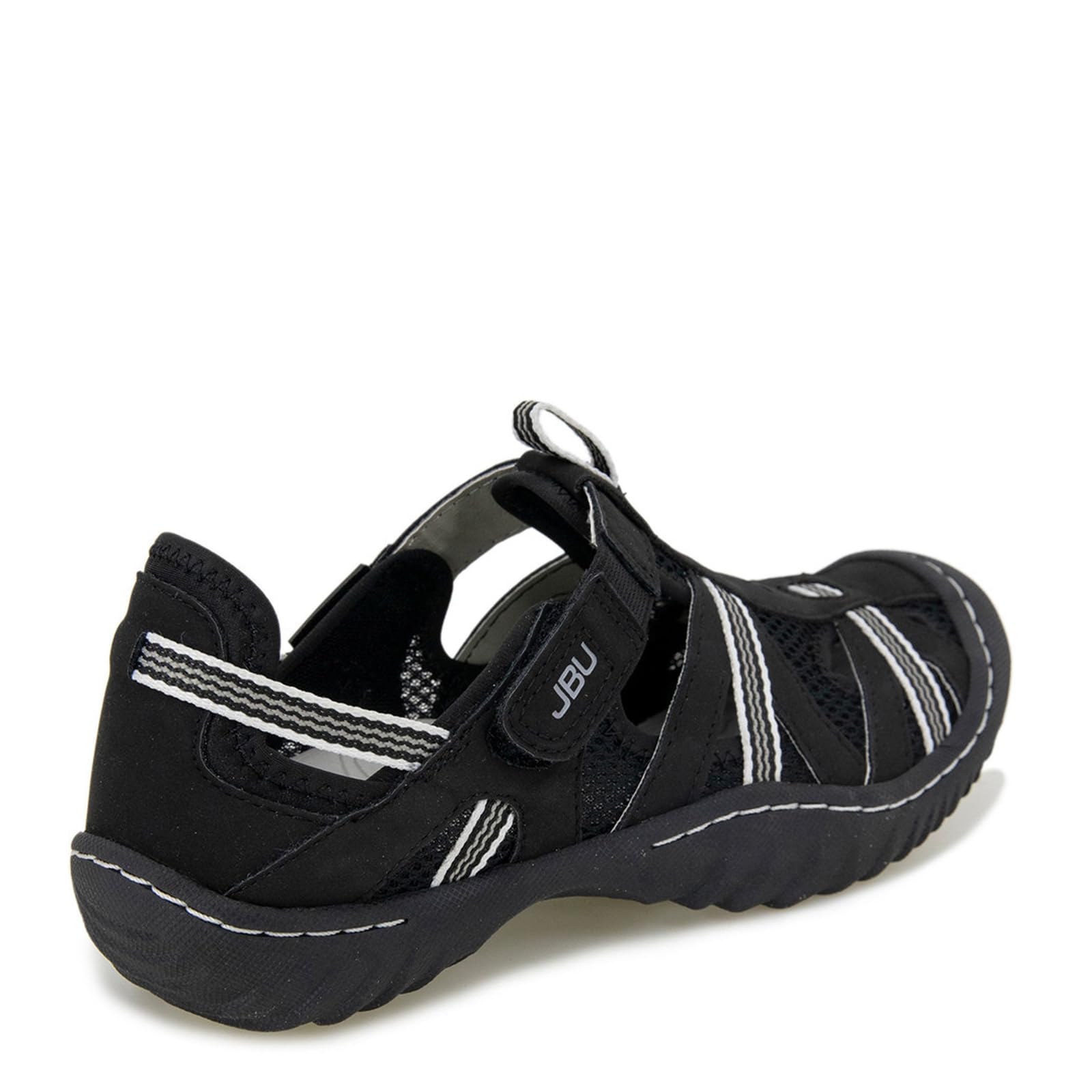 JBU Regional Water Ready Women's Outdoor Comfort Adjustable Closed Toe Water Shoes for Beach, Pool, and Kayaking