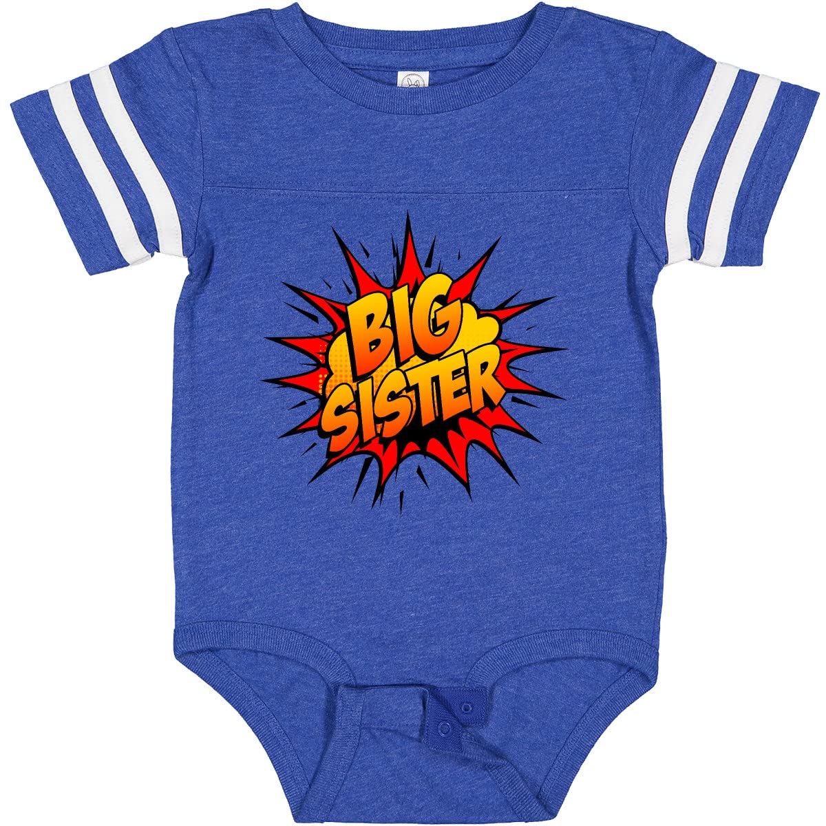 Inktastic Big Sister Super Hero Baby Bodysuit - Cute Sibling Outfit for Newborns & Infants - Perfect for Family Photos, Birth Announcements & Special Occasions