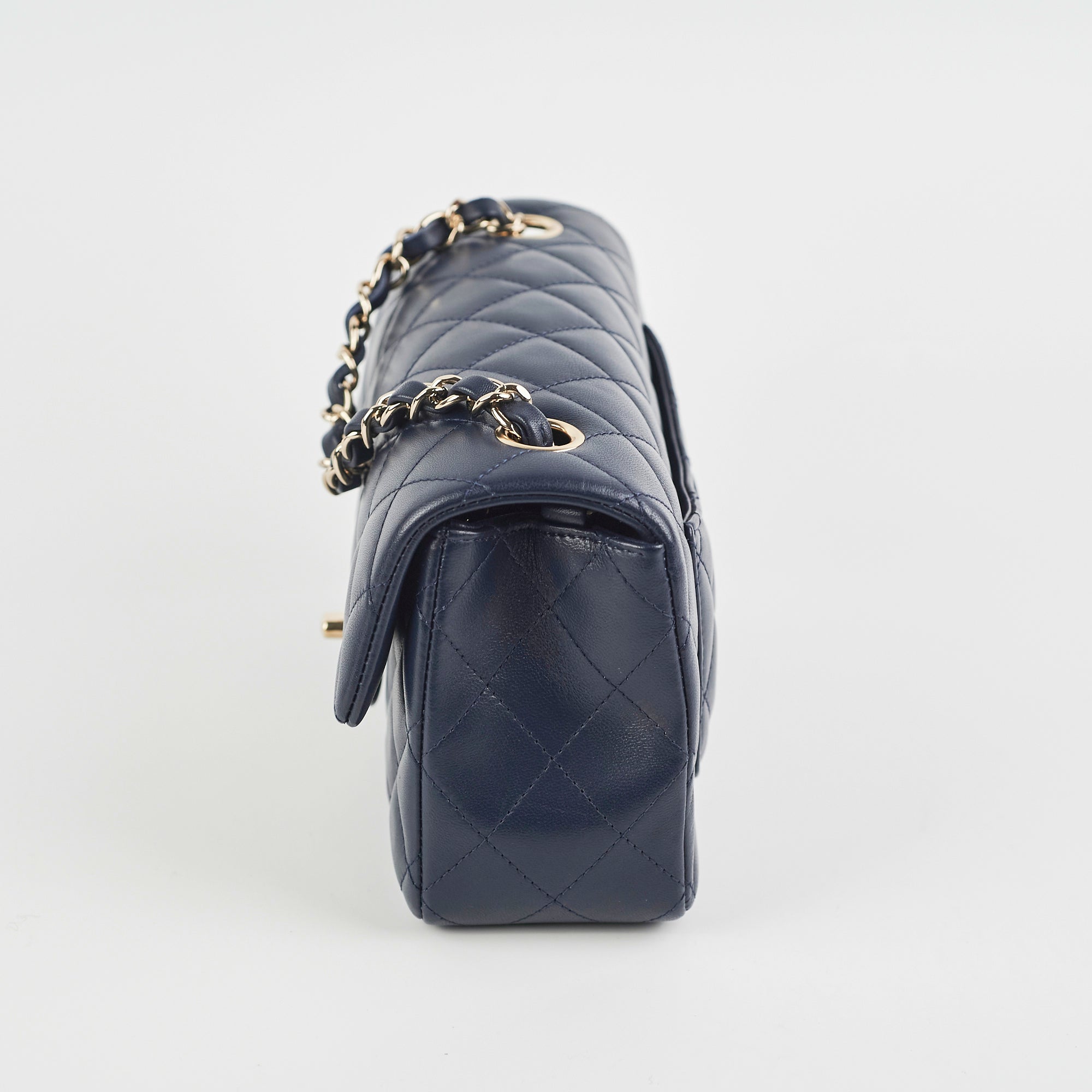 Chanel Mini Rectangular Navy Blue Quilted Caviar Leather Crossbody Bag - Luxury Designer Handbag for Women, Perfect for Evening Events & Date Nights
