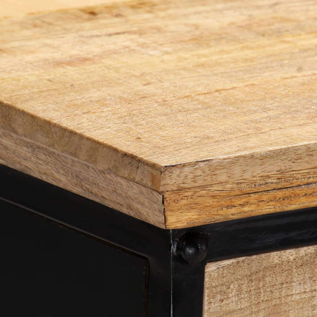Compact Mango Wood Desk 43