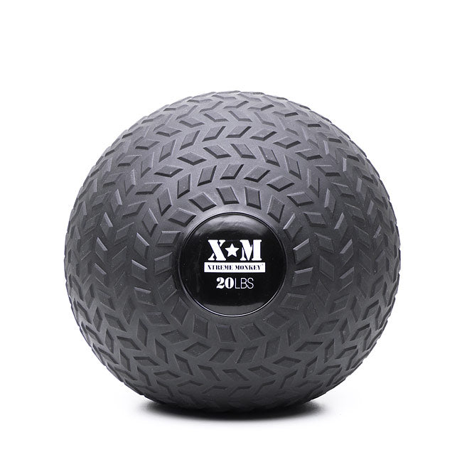 XM Pro Slam Balls 20lbs - Heavy Duty Medicine Ball for CrossFit, HIIT & Strength Training - Perfect for Home Gym & Workout Equipment