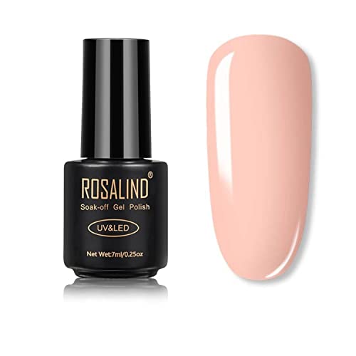 ROSALIND UV LED Gel Nail Polish Set - Long Lasting Nail Art Color Gel Polish with 7ml Bottle (58 Colors) - Perfect for Home Manicure, Salon Nail Art & DIY Gel Nail Designs