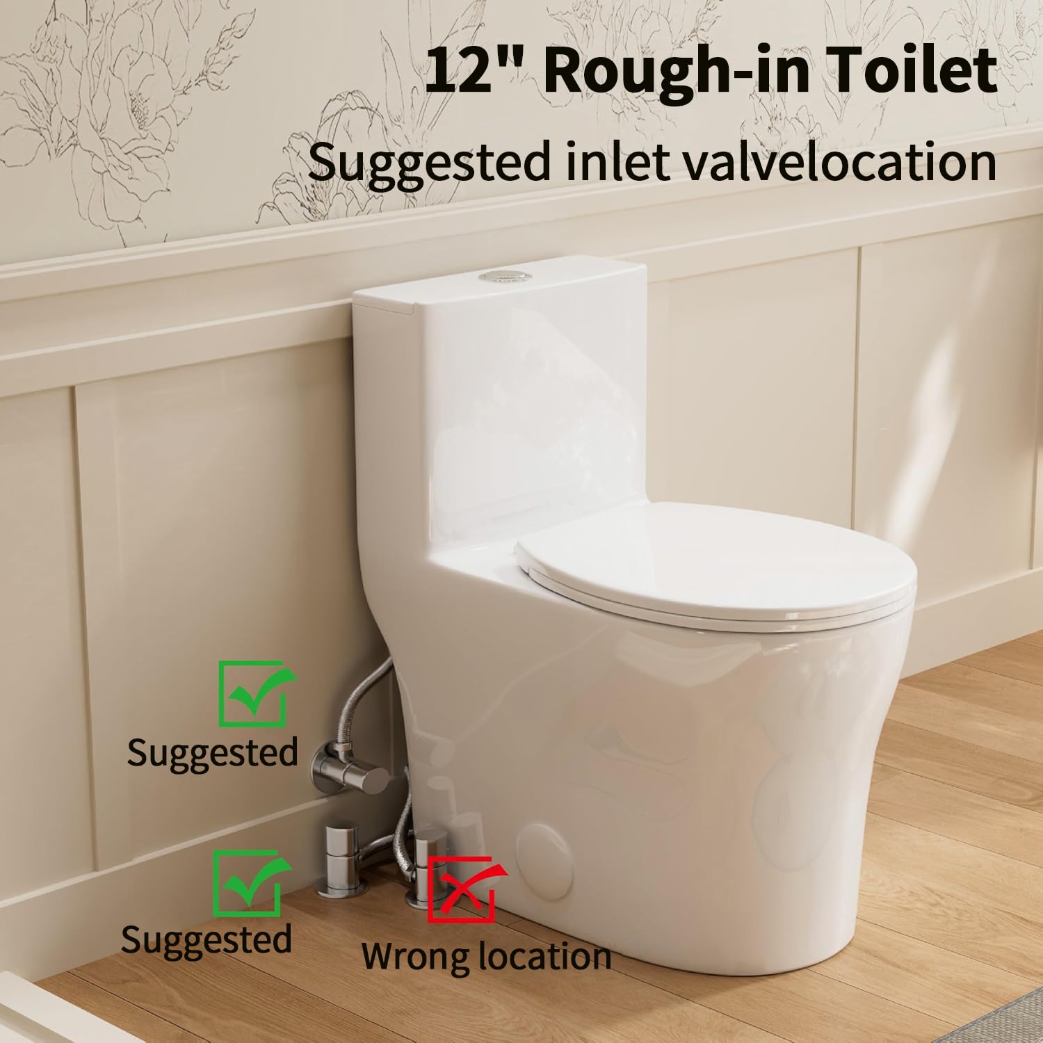 Casta Diva Compact One Piece Toilet for Small Bathrooms - 12