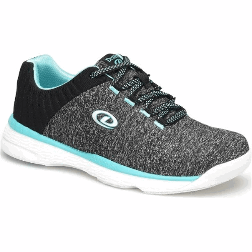 Dexter Women's Elin Grey/Teal Bowling Shoes - Comfortable & Lightweight for Professional & Casual Bowling Games