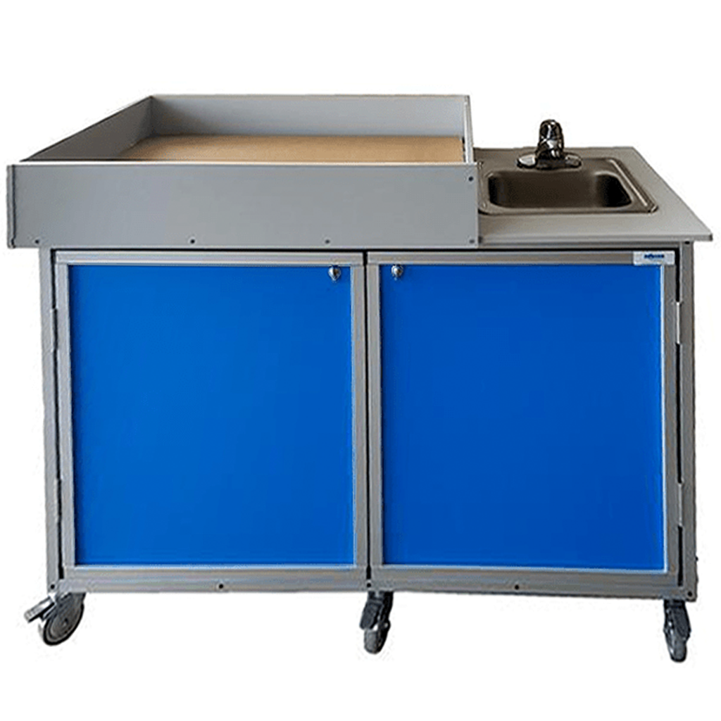 Monsam PSE 2010 Baby Diaper Changing Station with Built-in Portable Sink - 31 Inch Height for Daycare, Nursery & Public Restrooms | Commercial Baby Care Solution