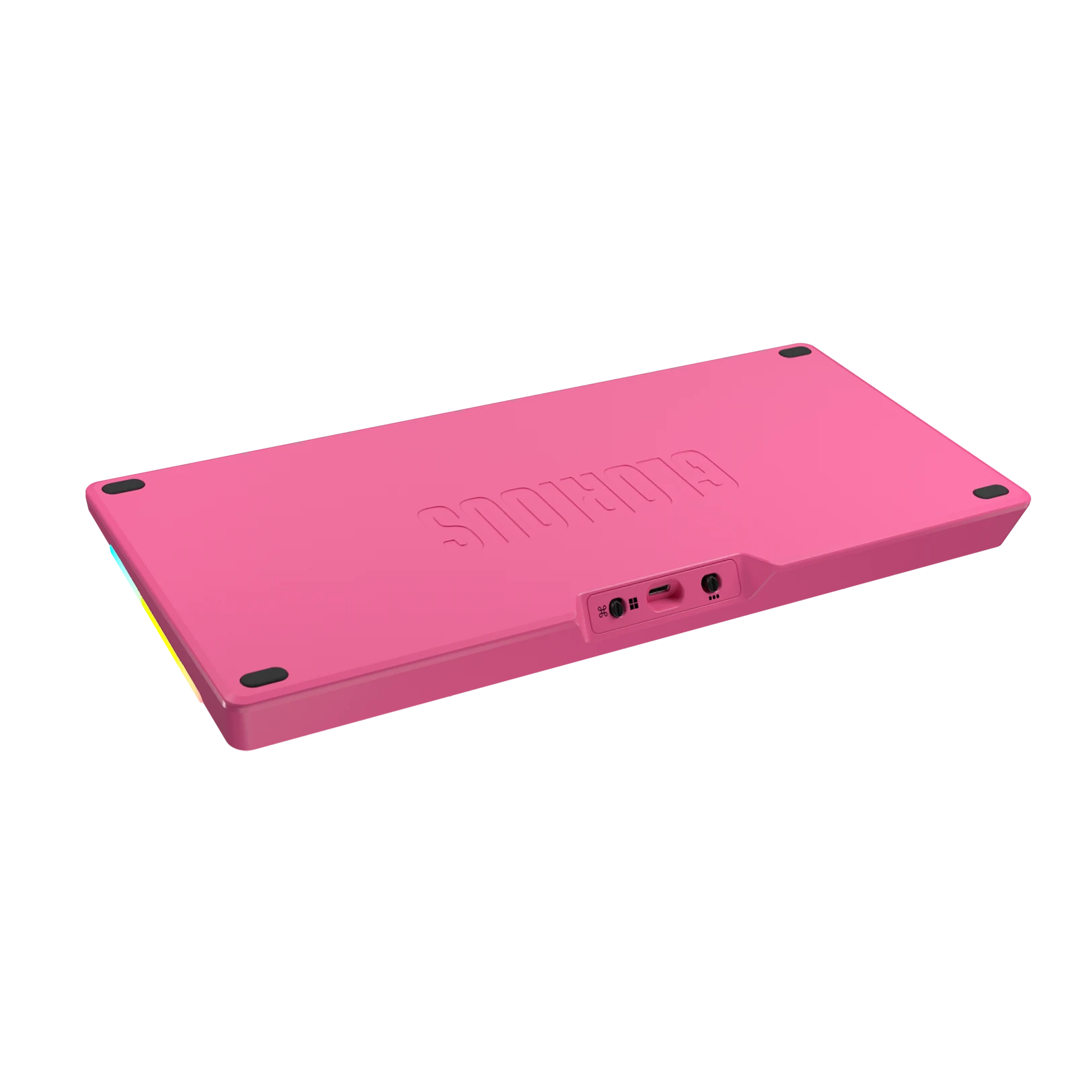 GMMK 3 75% Mechanical Keyboard - Limited Edition Metal Flamingo Pink Bottom Case | Compact Gaming & Office Keyboard for PC, Mac | Perfect for Typing, Programming & Esports