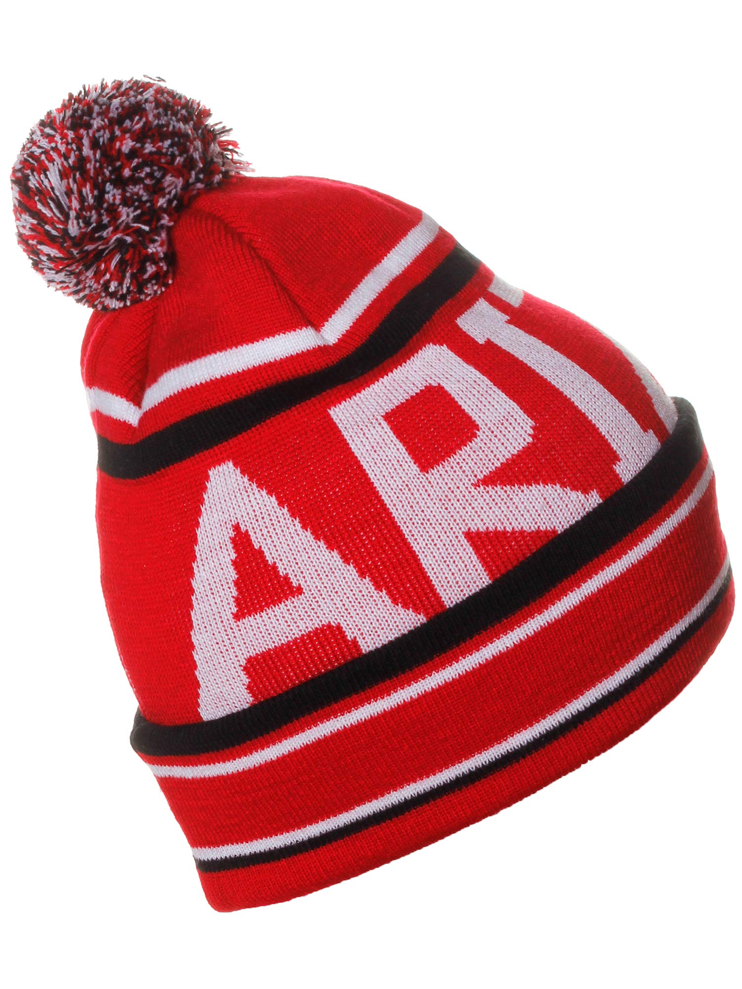 Unisex USA Cities Fashion Large Letters Pom Pom Knit Beanie Hat - Warm Winter Accessory for Men & Women - Perfect for Outdoor Activities, Travel & Street Style