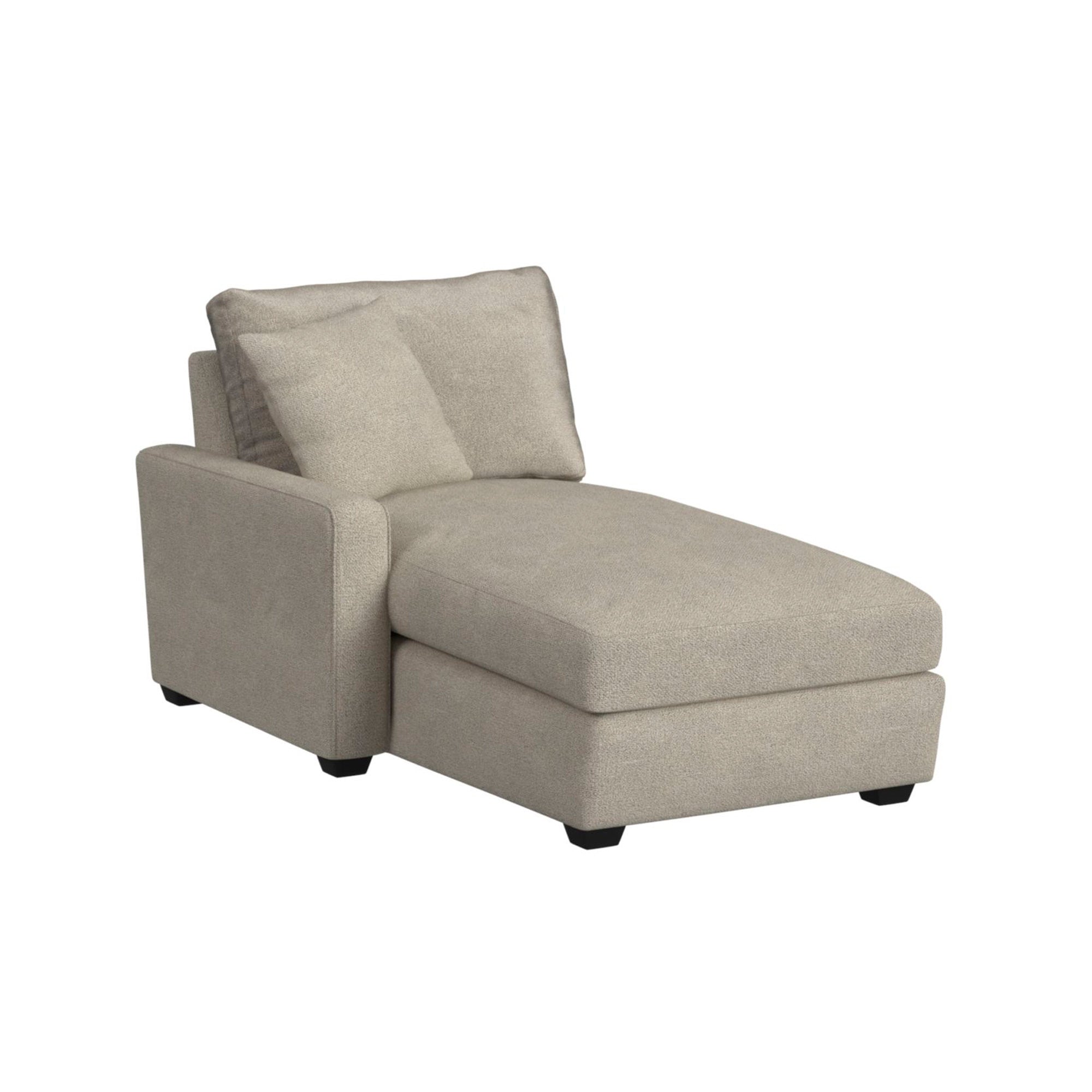 Simply Elements Left Chaise Sectional Sofa - Modern L-Shaped Couch with Reversible Chaise for Living Room, Lounge, and Family Room Comfort