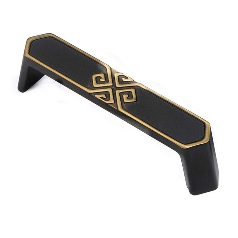 Vintage Bronze Single Hole Drawer Handle - 96mm Cabinet & Wardrobe Hardware for Kitchen, Bathroom & Furniture Upgrades