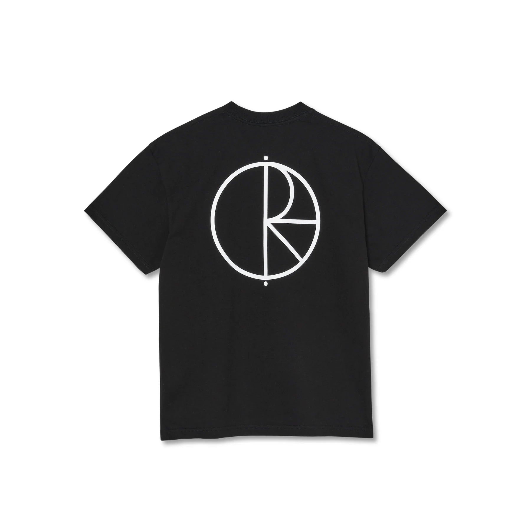Polar Stroke Logo Tee Jr. - Black Cotton T-Shirt for Men | Casual Streetwear & Graphic Tee for Everyday Wear | Perfect for Outings, Parties, and Relaxing