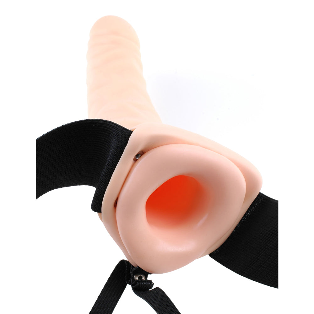 Fetish Fantasy Series 8 Firm Hollow Strap-On Dildo for Women & Couples - Perfect for Role Play, BDSM, and Lesbian Sex