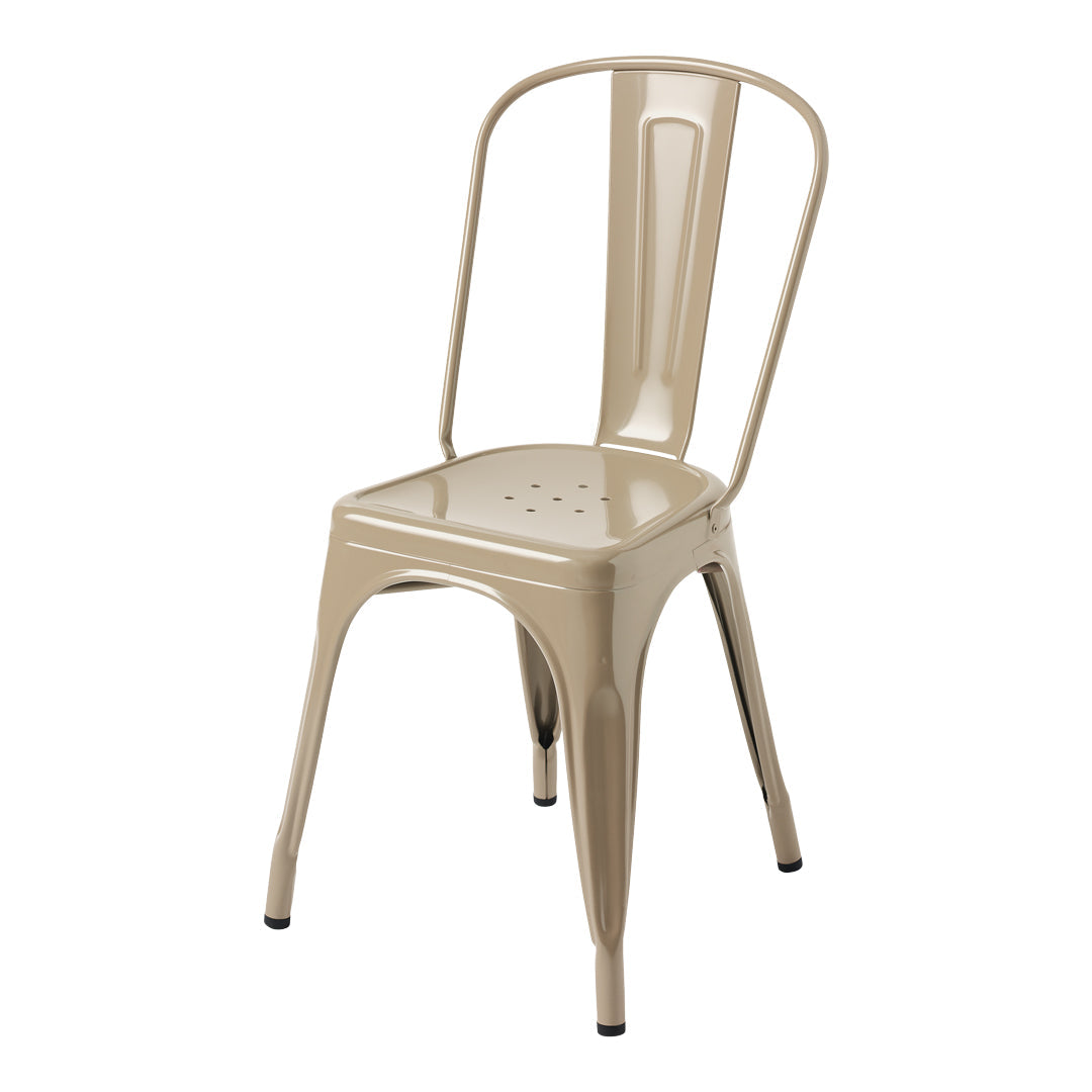 Modern Stackable Side Chair - Lightweight Dining Chair for Kitchen, Office & Small Spaces - Space-Saving Design for Home & Commercial Use