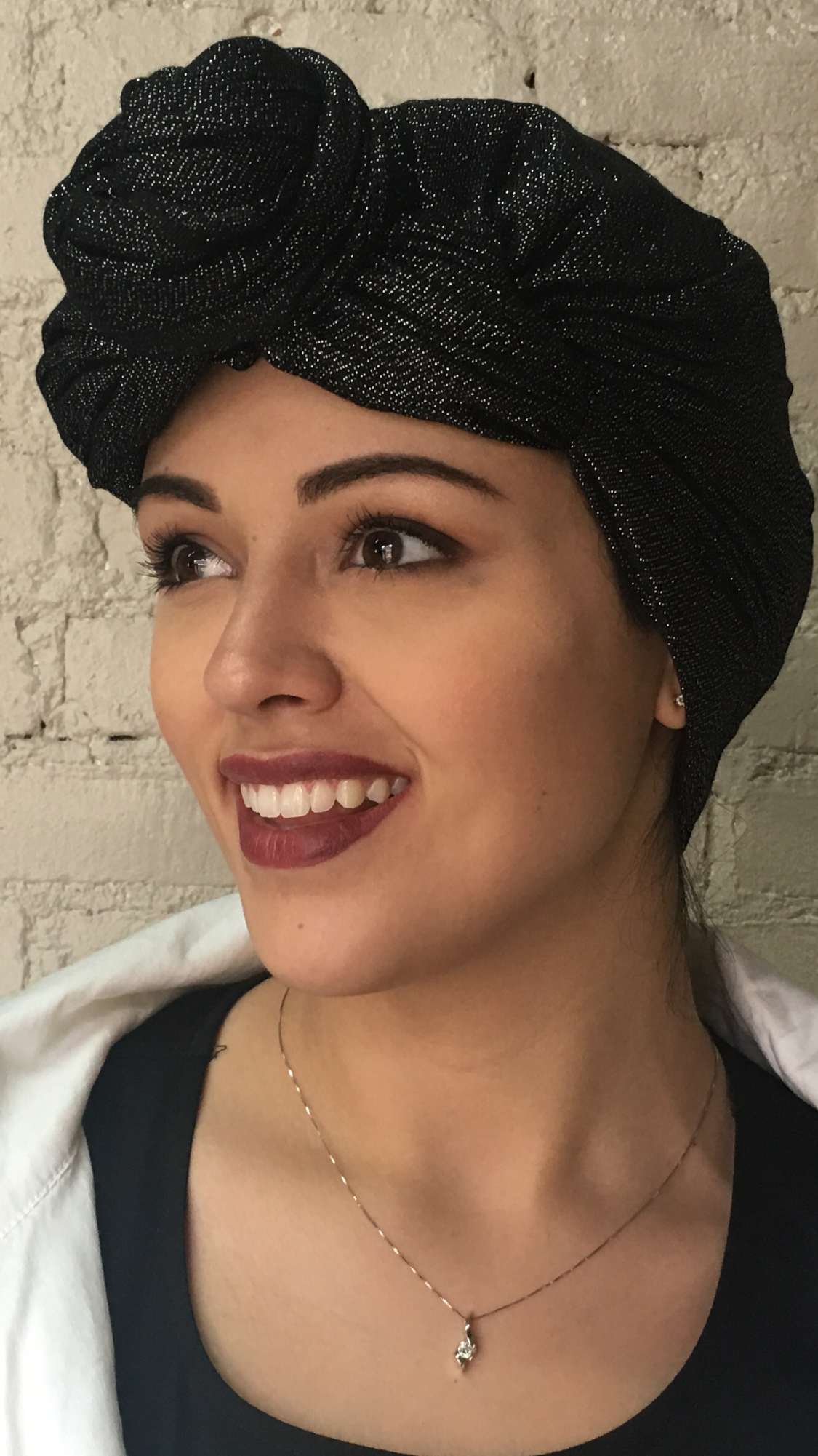 2-Pack Slightly Irregular Head Scarves - Slip On Metallic Shimmer Pre-Tied Headwraps for Women | Modern Hijab & Tichel Style | Perfect for Daily Wear, Special Occasions & Hair Coverage