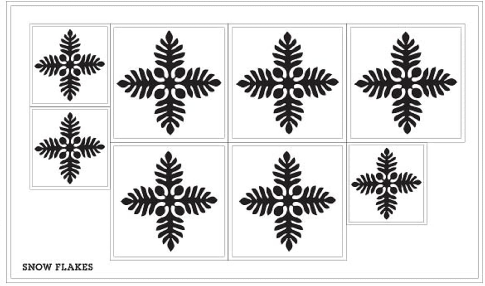KICKWIX Premium DIY Henna Tattoo Stencil Kit for Women & Girls - 2 Piece Set with Body, Hand & Snowflake Designs | Perfect for Parties, Festivals & Temporary Body Art