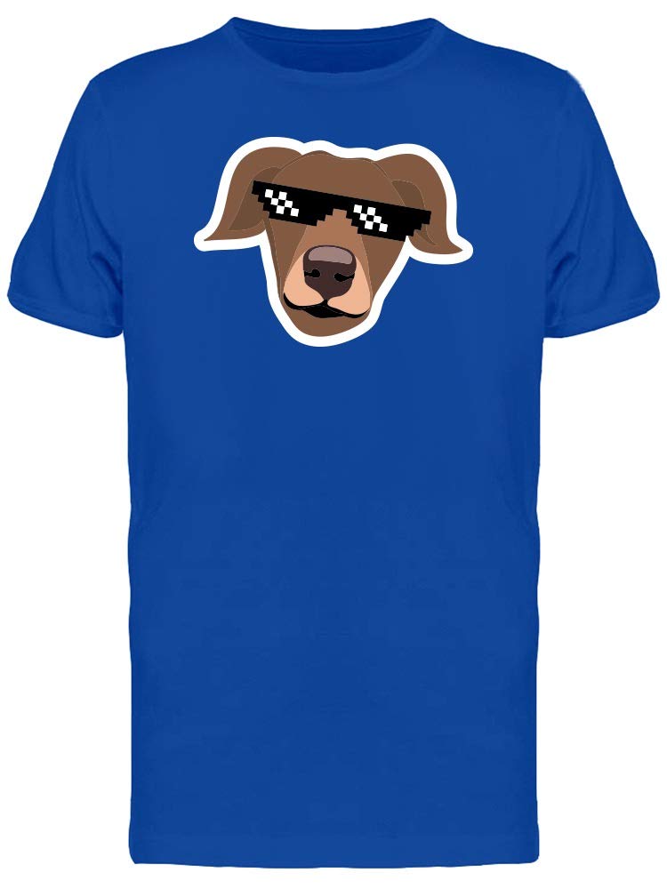 Smartprints Cool Dog with Sunglasses T-Shirt for Men - Trendy Graphic Tee for Casual Wear, Street Style & Summer Outfits