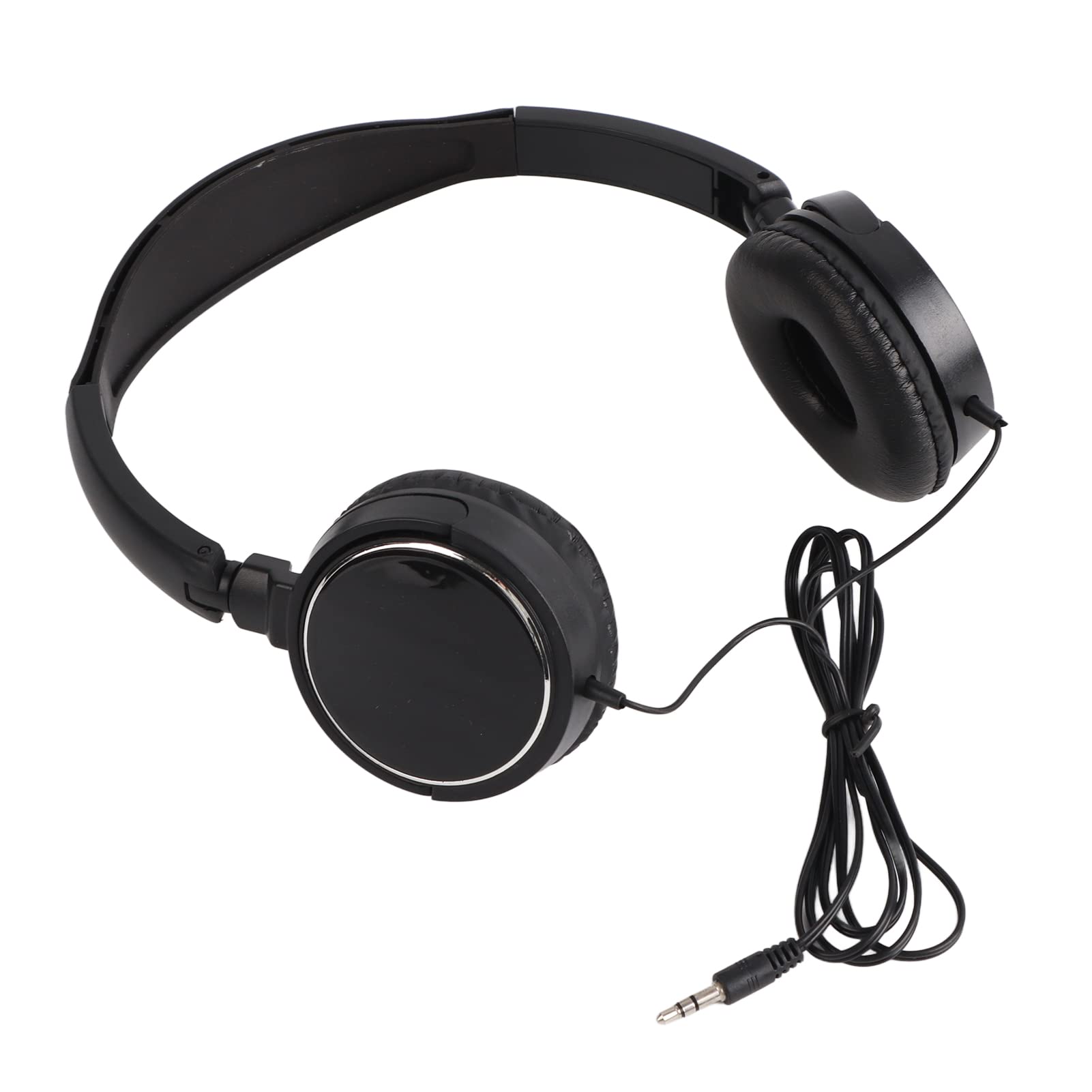 Premium Over-Ear Wired Headphones with HiFi Stereo Sound, Lightweight Foldable Design & Adjustable Headband - Perfect for Music, Gaming, Office Work & Travel