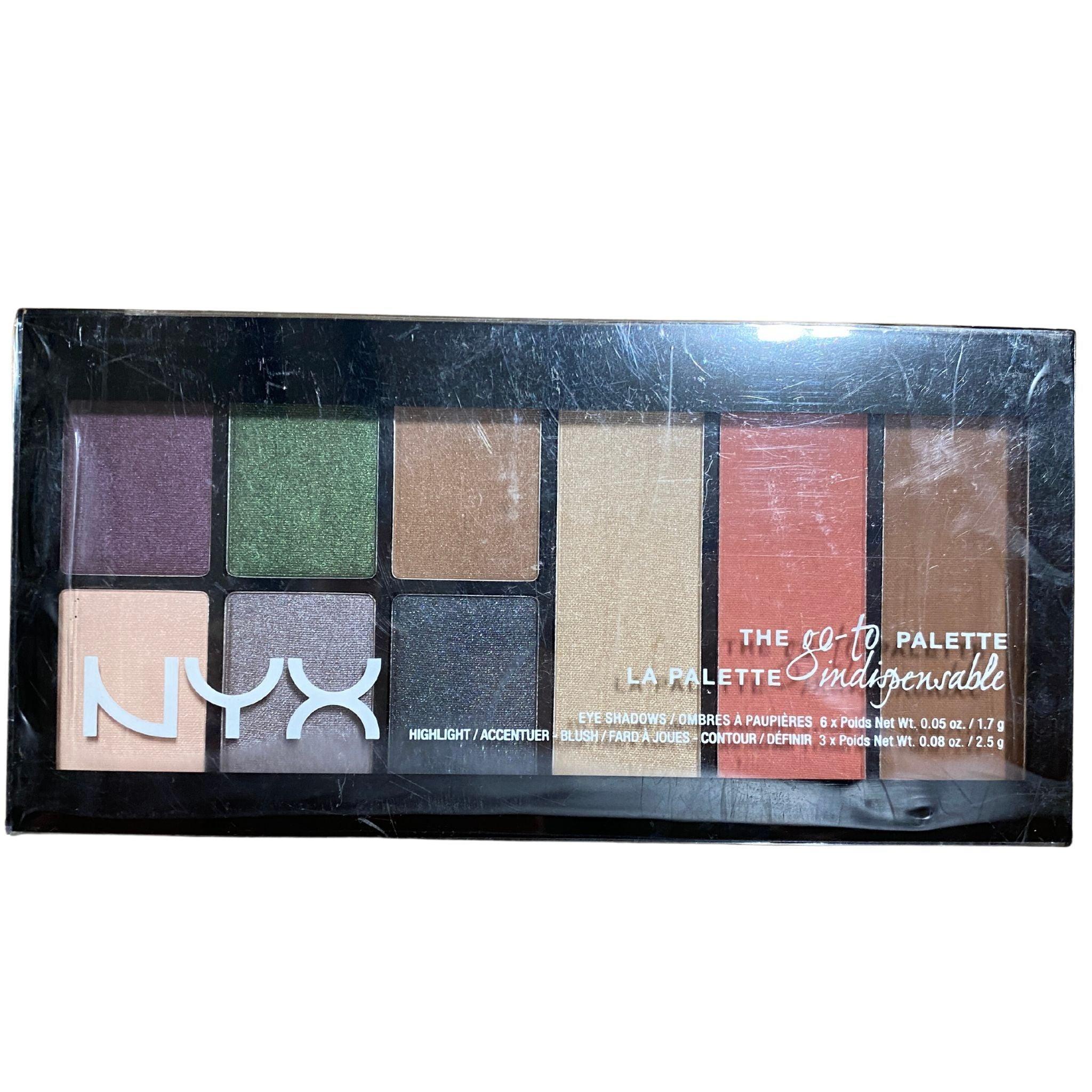 NYX The Go-To Palette Indispensable - 50 Piece Eyeshadow Set for Everyday Makeup | Perfect for Professional Artists & Beginners | Home, Travel & Salon Use