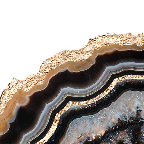 Black And Gold Agate