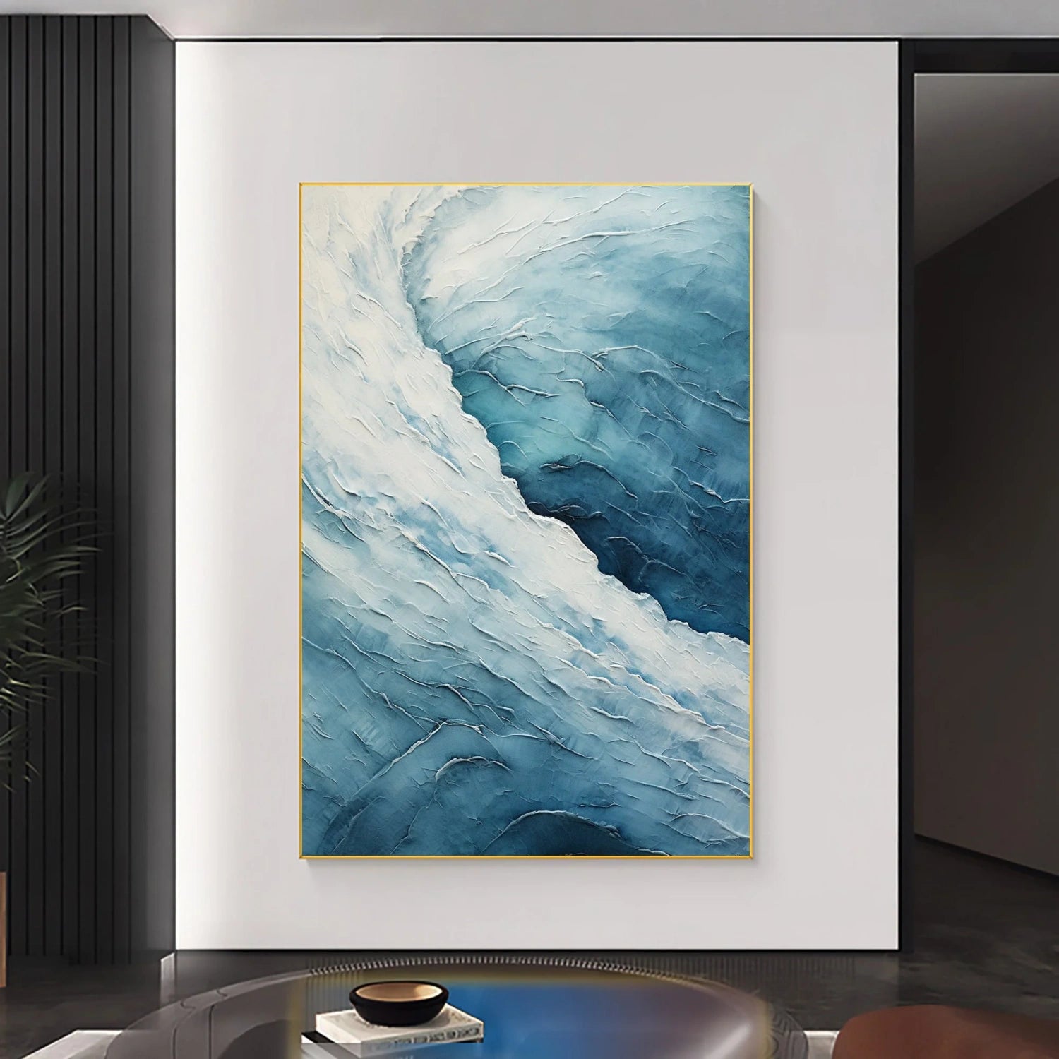 Ocean and Sky Painting #OS 236 - Handmade Canvas Wall Art for Home & Office Decor - Perfect for Living Room, Bedroom, or Office Wall Decor