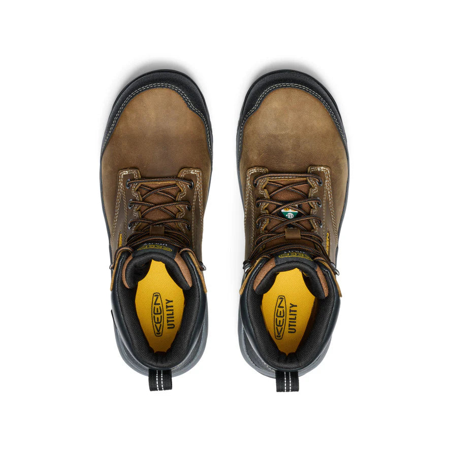 Men's CSA Approved Evanston 6 Waterproof Work Boots - Steel Toe Safety Shoes for Construction & Outdoor Work