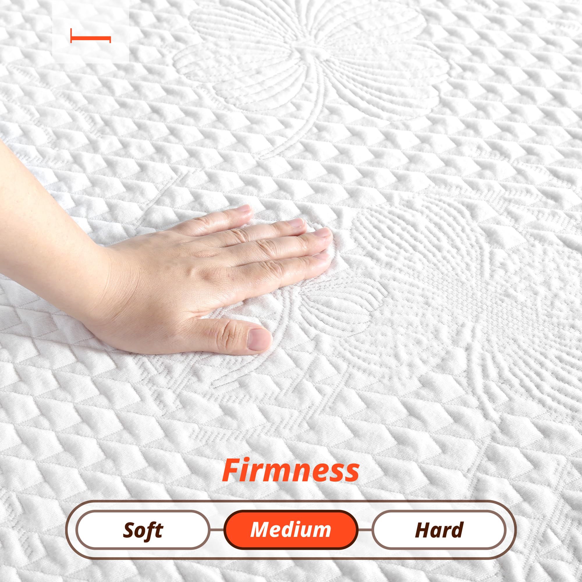 PrimaSleep 6 Inch Twin Size Gel Memory Foam Mattress - CertiPUR-US Certified, Medium Firm Support for Pressure Relief & Comfort, Bed-in-a-Box - Perfect for Kids' Rooms, Guest Beds & Small Spaces
