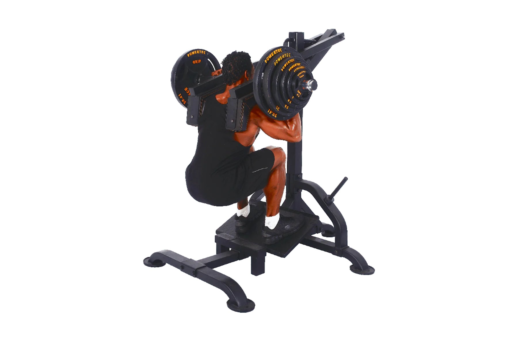 Powertec LeverGym Squat & Calf Assist Machine - Home Gym Strength Training Equipment for Leg Workouts | Perfect for Squats, Calf Raises & Lower Body Exercises