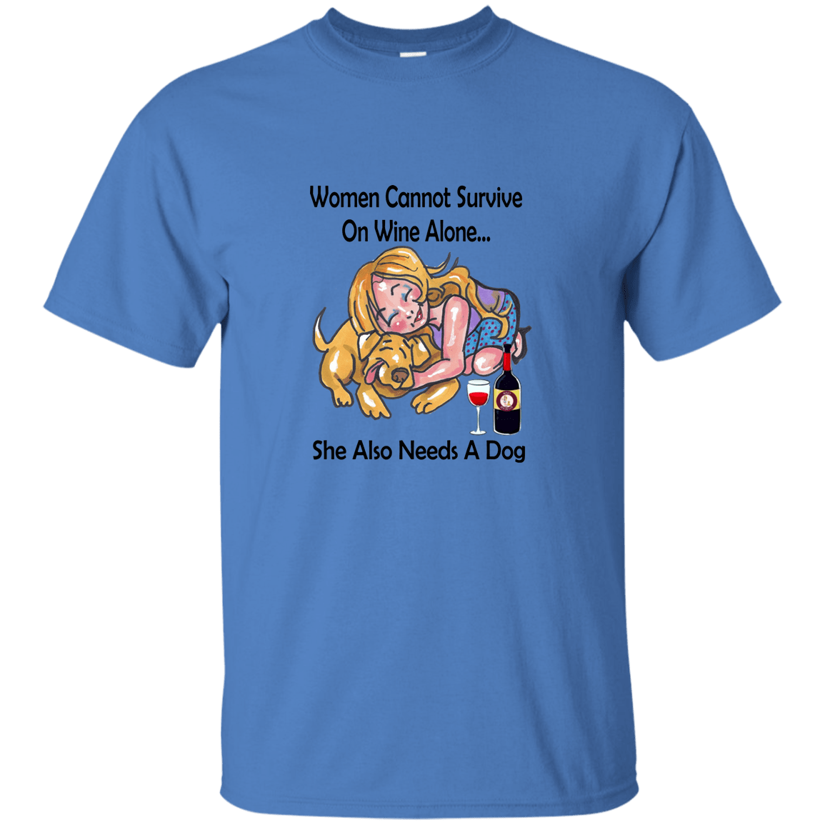 WineyBitches.co Women's Funny Wine Lover T-Shirt - Black Lettering Graphic Tee for Wine Enthusiasts, Girls Night Out & Casual Wear
