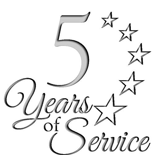 5 Years of Service Apex Crystal Award - 6 Inch Custom Engraved Employee Recognition Trophy with Free Engraving | Perfect for Work Anniversaries, Corporate Awards & Retirement Gifts