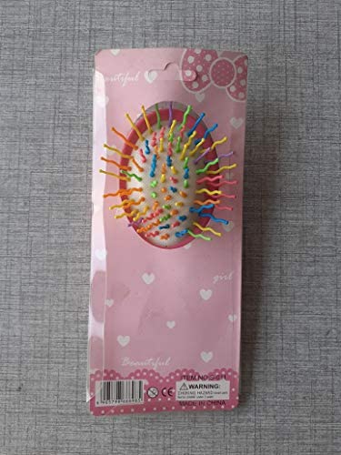 Colorful Candy Baby Hair Comb Brush - Soft Bristles for Kids & Toddlers, Pink - Perfect for Gentle Hair Styling, Detangling & Daily Grooming