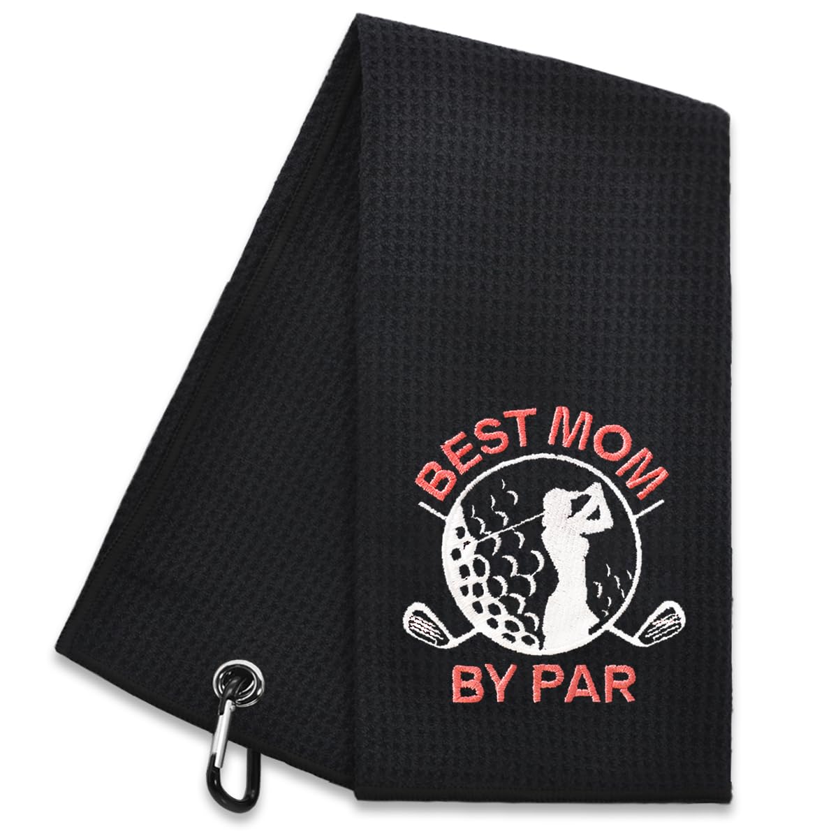 Premium Embroidered Golf Towel for Women - Best Golf Gift for Mom, Birthday & Retirement Present from Daughter or Son - Perfect for Golf Course, Practice & Sports Enthusiasts