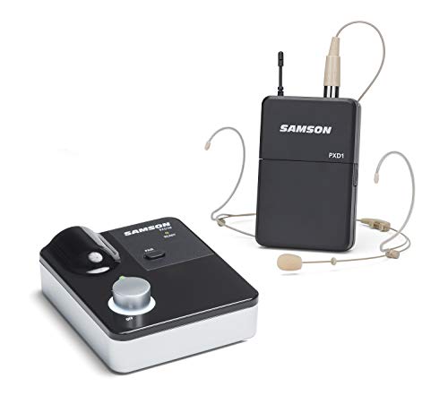Samson XPDm Digital Wireless Headset System - Professional Microphone Headset for Live Performances, Streaming & Podcasting (Black)