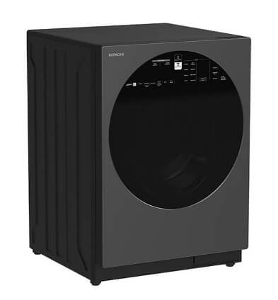 Hitachi BD 120XGV Front Load Washing Machine - 12kg Capacity, 1600 RPM, AI Wash Technology, Auto Dosing System, Inverter Motor - Perfect for Large Families & Energy-Efficient Laundry