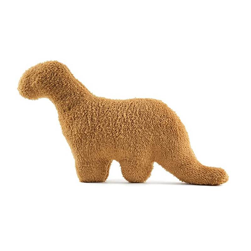 Dino Chicken Nugget Plush Toy - Cute Dinosaur Stuffed Animal for Kids, Soft & Huggable - Perfect for Playtime, Gifts, and Room Decor