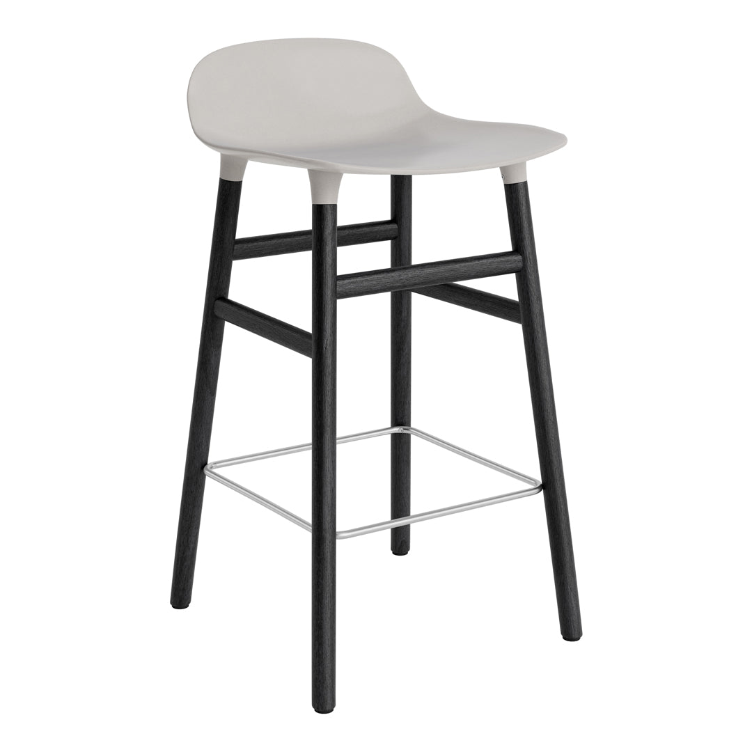 Modern Wooden Counter Stool with Sturdy Wood Legs - Perfect for Kitchen Islands, Bars, and Breakfast Nooks