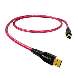 Premium Nordost Norse 2 Heimdall 2 USB 2.0 High-Speed Data Cable for Audio/Video Transfer - Perfect for Home Theater, Studio Recording & Gaming Setups