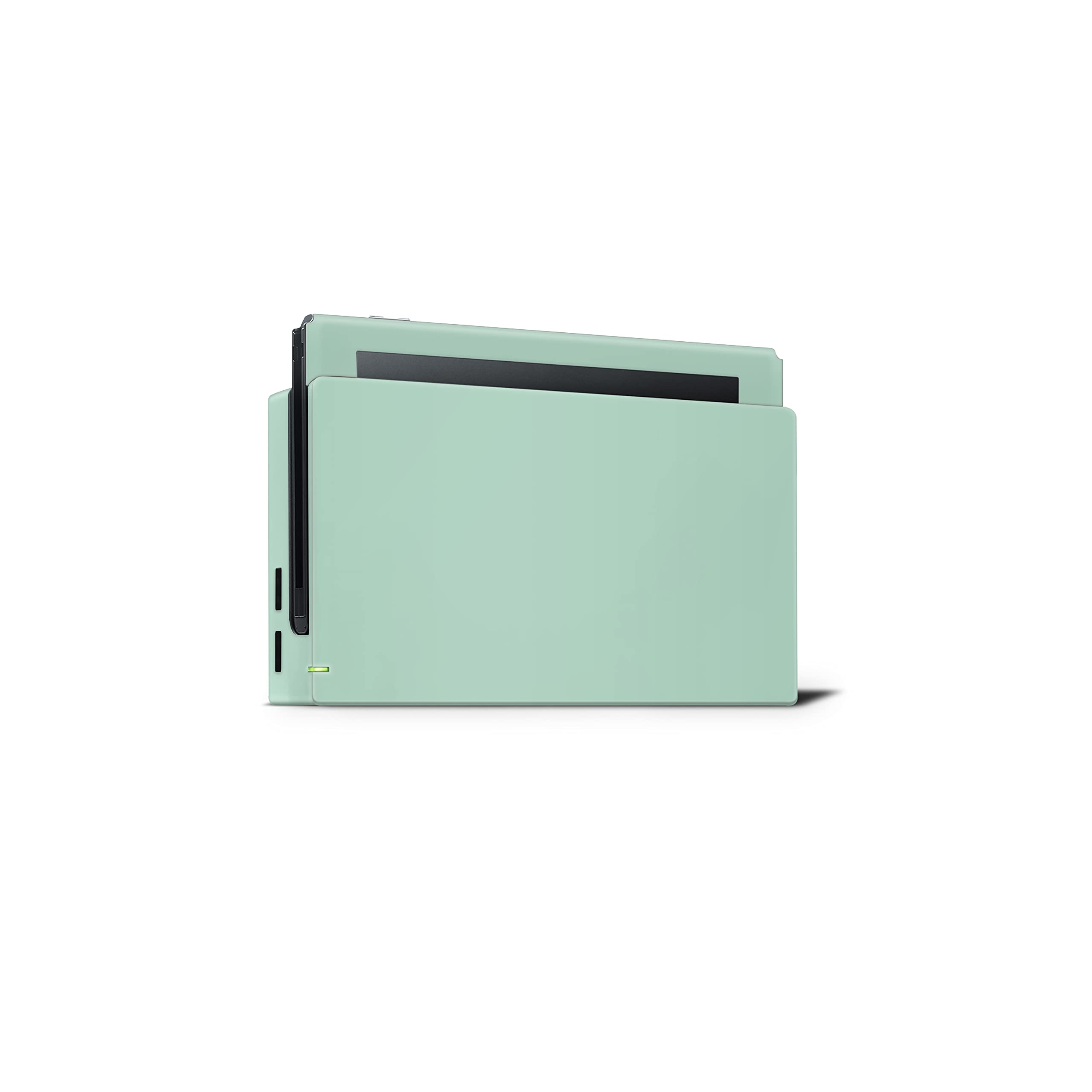 Premium 3M Vinyl Full Wrap Decal Skin for Nintendo Switch - Classic Solid Green Design, Protective Cover Compatible with All Switch Models | Perfect for Gaming Protection & Customization