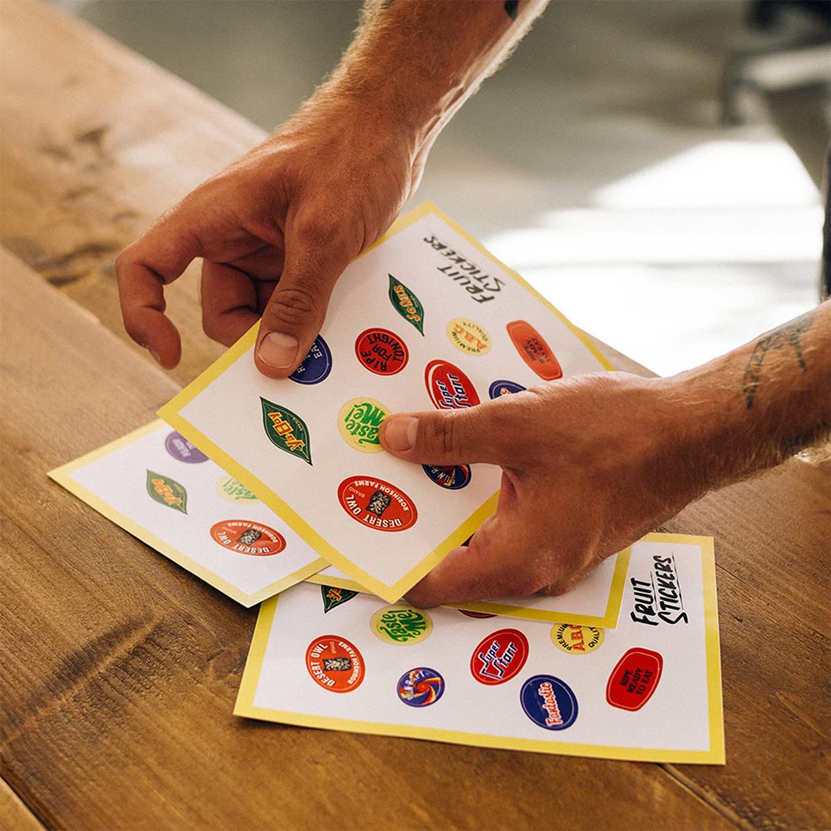 Custom Waterproof Vinyl Stickers 3 Inch - Personalized with Your Logo, Text & Design - 100-500pcs for Business Branding, Laptop Decals, Water Bottle Labels & DIY Crafts - Fancy Frame Design