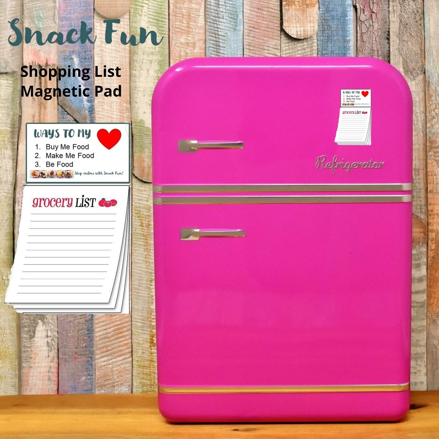Snack Fun 5-Pack Microwavable Ready-to-Eat Meals Variety Bundle - 60 Second Quick Meals with Free Grocery Shopping List Notepad - Perfect for Office Lunches, College Dorm Meals & Emergency Food Supply