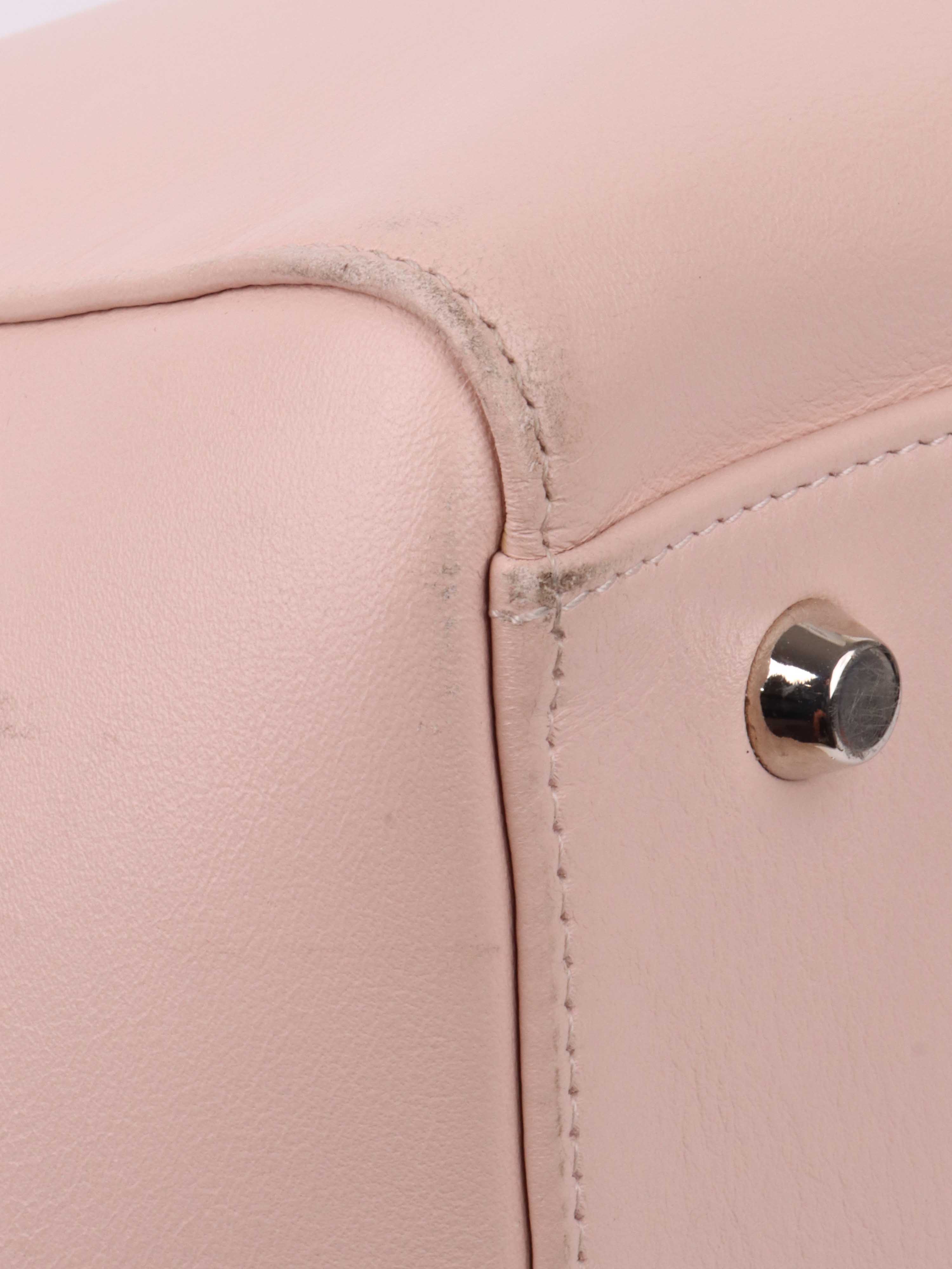 Dior Pink Leather Diaper Tote Bag - Stylish & Spacious Designer Baby Bag for Moms, Perfect for Travel, Shopping & Everyday Use