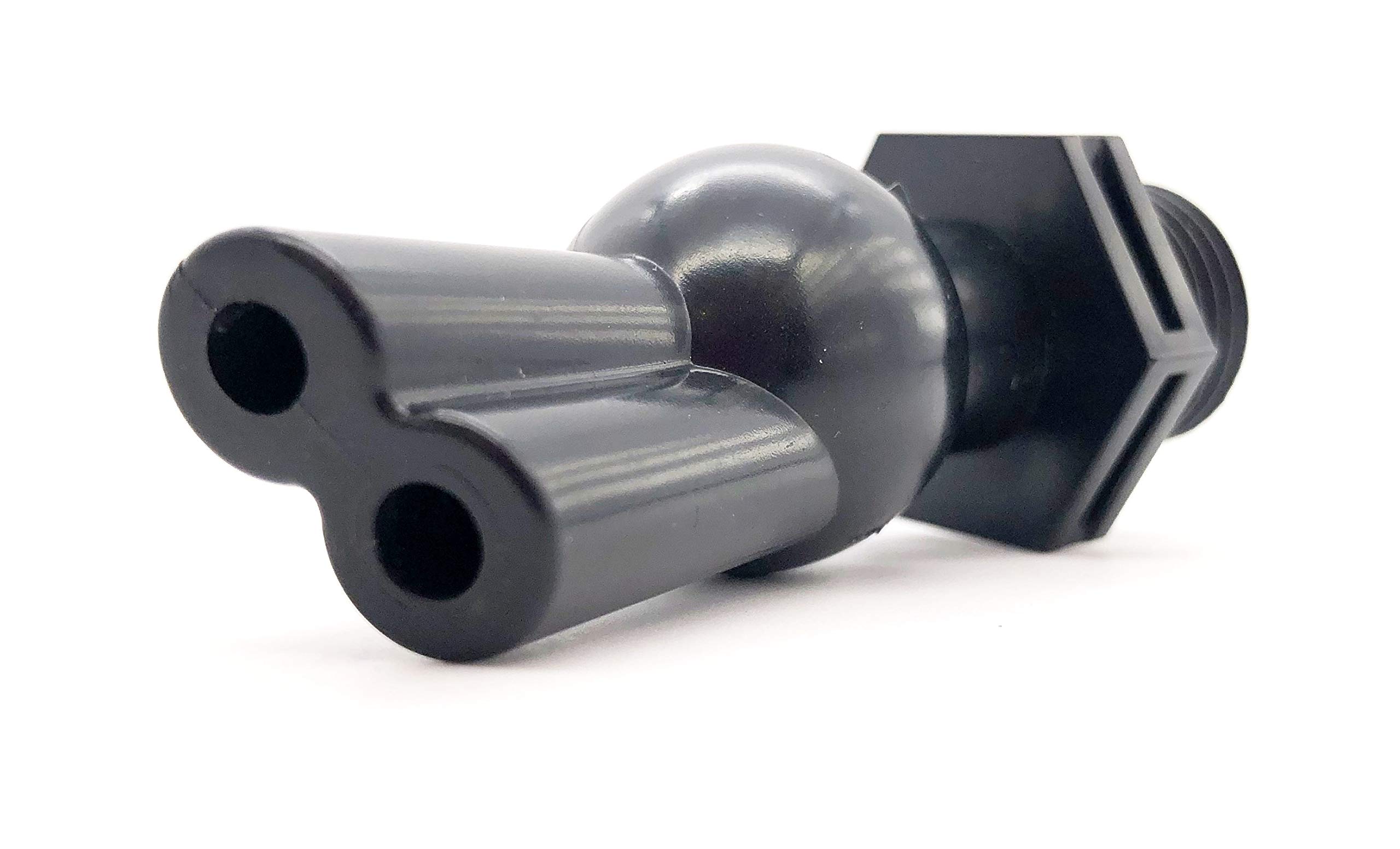 Dual Stream Pool Deck Jet Swivel Nozzle - Replacement Water Arc Sprayer Fountain for Inground Pools | Perfect for Backyard Water Features & Poolside Relaxation