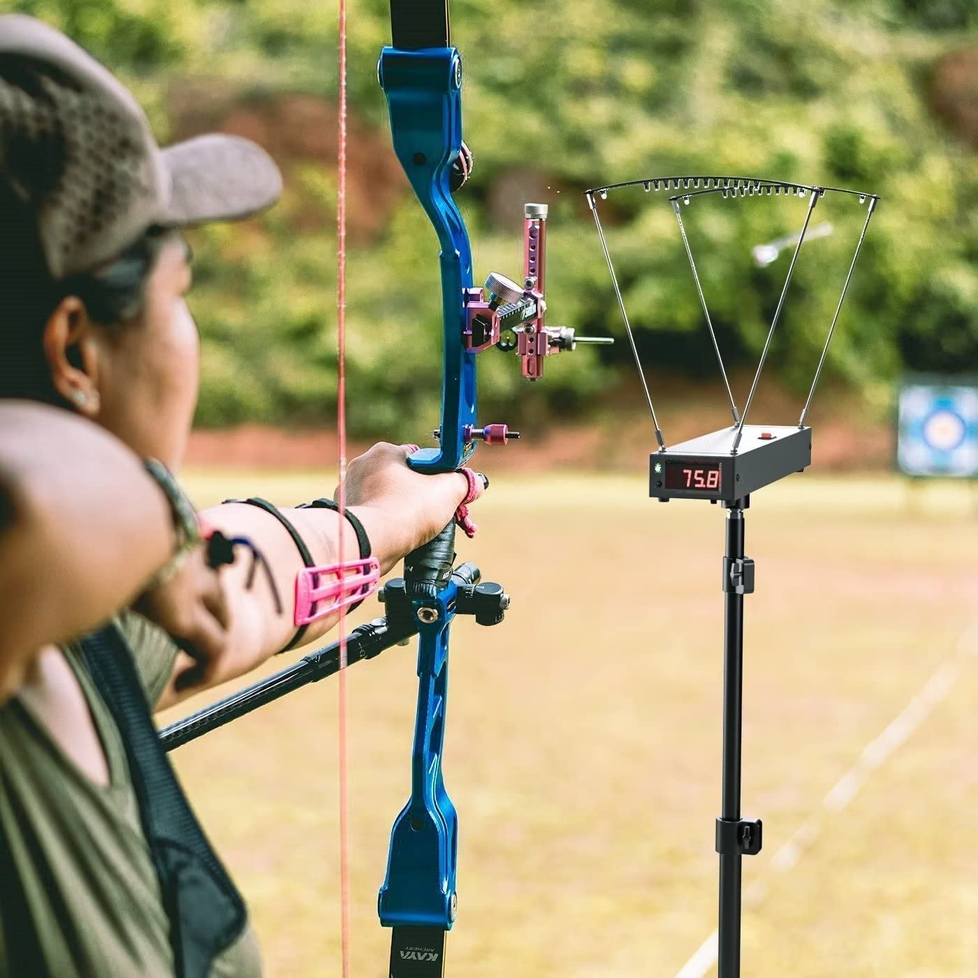 Ballistic Precision Chronograph - High Accuracy Bullet & Bow Velocity Tester with FPS/MPS Readings - Perfect for Shooting Ranges, Archery Practice & Slingshot Speed Measurement